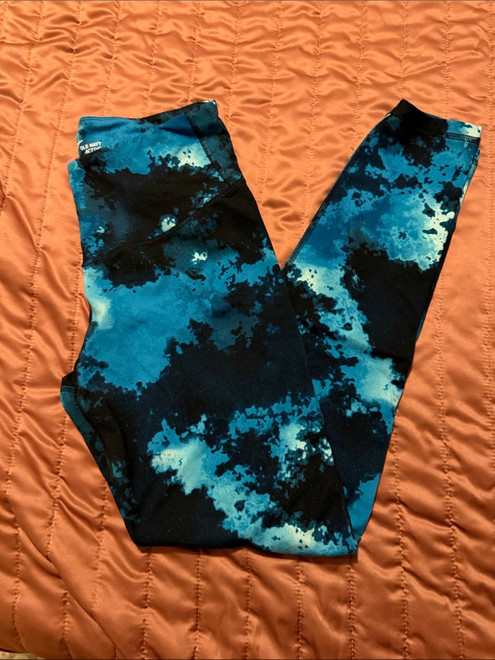 Old Navy Blue Tie-Dye Leggings